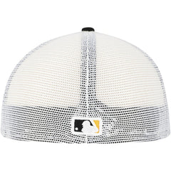 Pittsburgh Pirates New Era Team Color 59FIFTY Trucker Fitted Hat - Black - New Era Sale