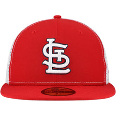 St. Louis Cardinals New Era Team Color 59FIFTY Trucker Fitted Hat - Red - New Era Sale