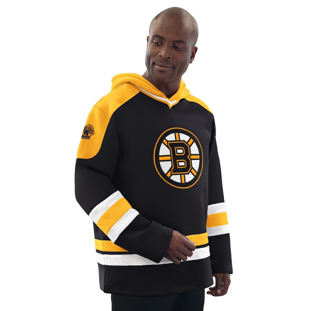 Boston Bruins Starter Hockey Pullover Hoodie - Black/Gold - NHL 201432137