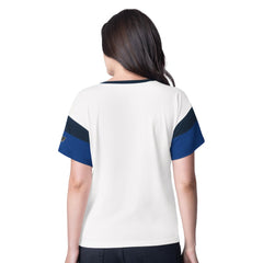 St. Louis Blues G-III 4Her by Carl Banks Women's Rink Oversized Rhinestone V-Neck T-Shirt - White - NHL 201432663