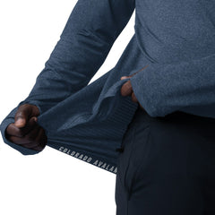 Colorado Avalanche MSX by Michael Strahan Fast Track Raglan Long Sleeve Hoodie T-Shirt - Navy - NHL 201432764