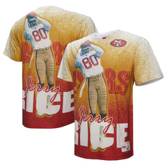 Mitchell & Ness Jerry Rice San Francisco 49ers Burst Retired Player T-Shirt Gray