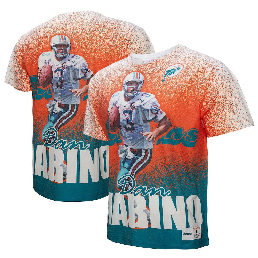 Mitchell & Ness Dan Marino Miami Dolphins Burst Retired Player T-Shirt White