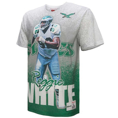 Mitchell & Ness Reggie White Philadelphia Eagles Burst Retired Player T-Shirt Gray