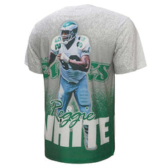 Mitchell & Ness Reggie White Philadelphia Eagles Burst Retired Player T-Shirt Gray