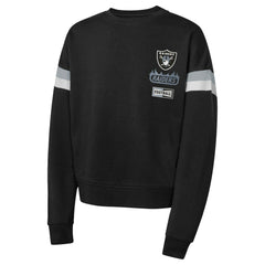 Las Vegas Raiders Girls Eternal Love Pullover Sweatshirt Black