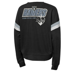 Las Vegas Raiders Girls Eternal Love Pullover Sweatshirt Black