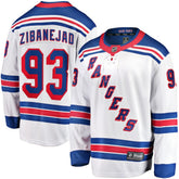 Mika Zibanejad New York Rangers Fanatics Away Premier Breakaway Player Jersey - White - NHL 201434977