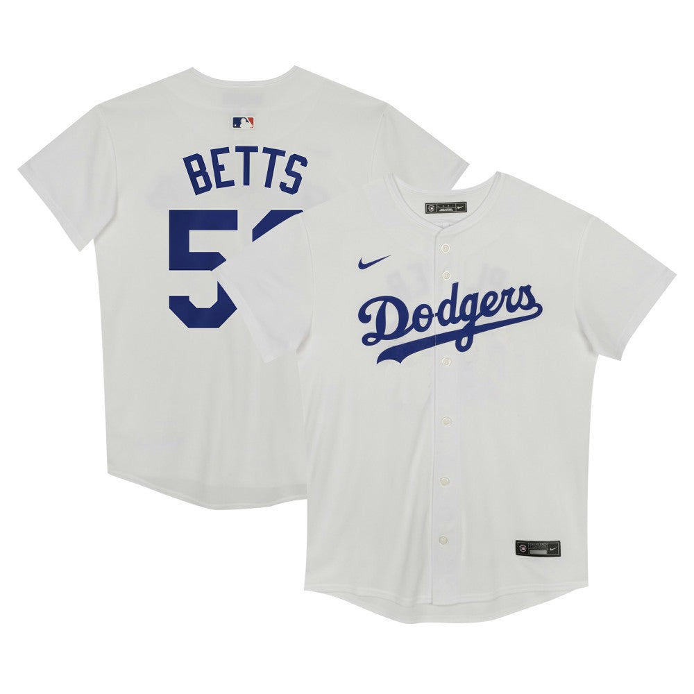 Mookie Betts Los Angeles Dodgers Nike Preschool Home Game Jersey - White - Nike Lifestyle