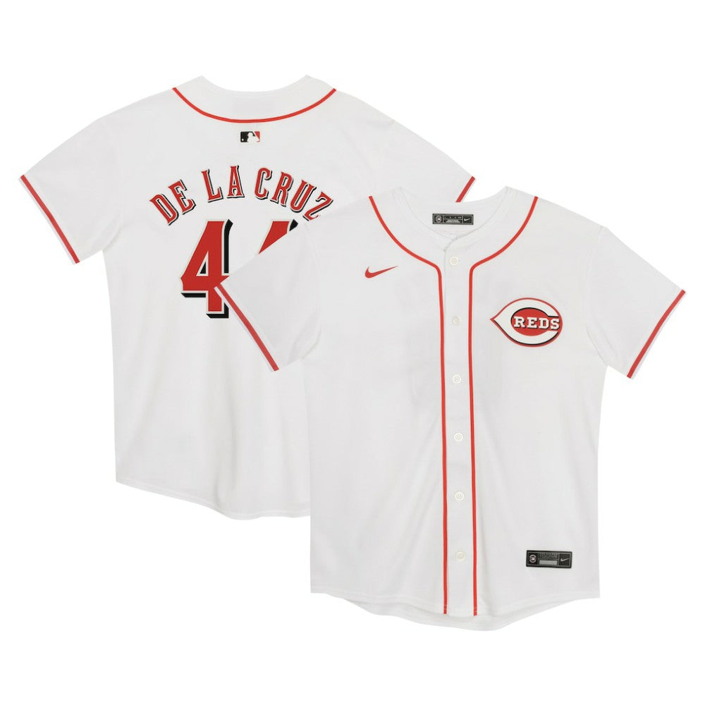 Elly De La Cruz Cincinnati Reds Nike Preschool Home Game Jersey - White - Nike on Sale