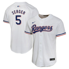 Corey Seager Texas Rangers Nike Youth Home Game Player Jersey - White - Nike Discount