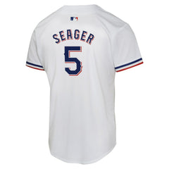 Corey Seager Texas Rangers Nike Youth Home Game Player Jersey - White - Nike Discount