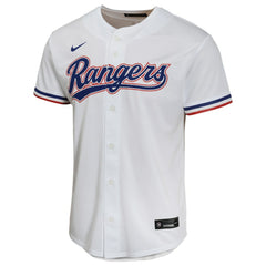 Jacob deGrom Texas Rangers Nike Youth Home Game Player Jersey - White - Nike Sale