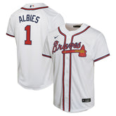 Ozzie Albies Atlanta Braves Nike Youth Home Game Player Jersey - White - Nike Online