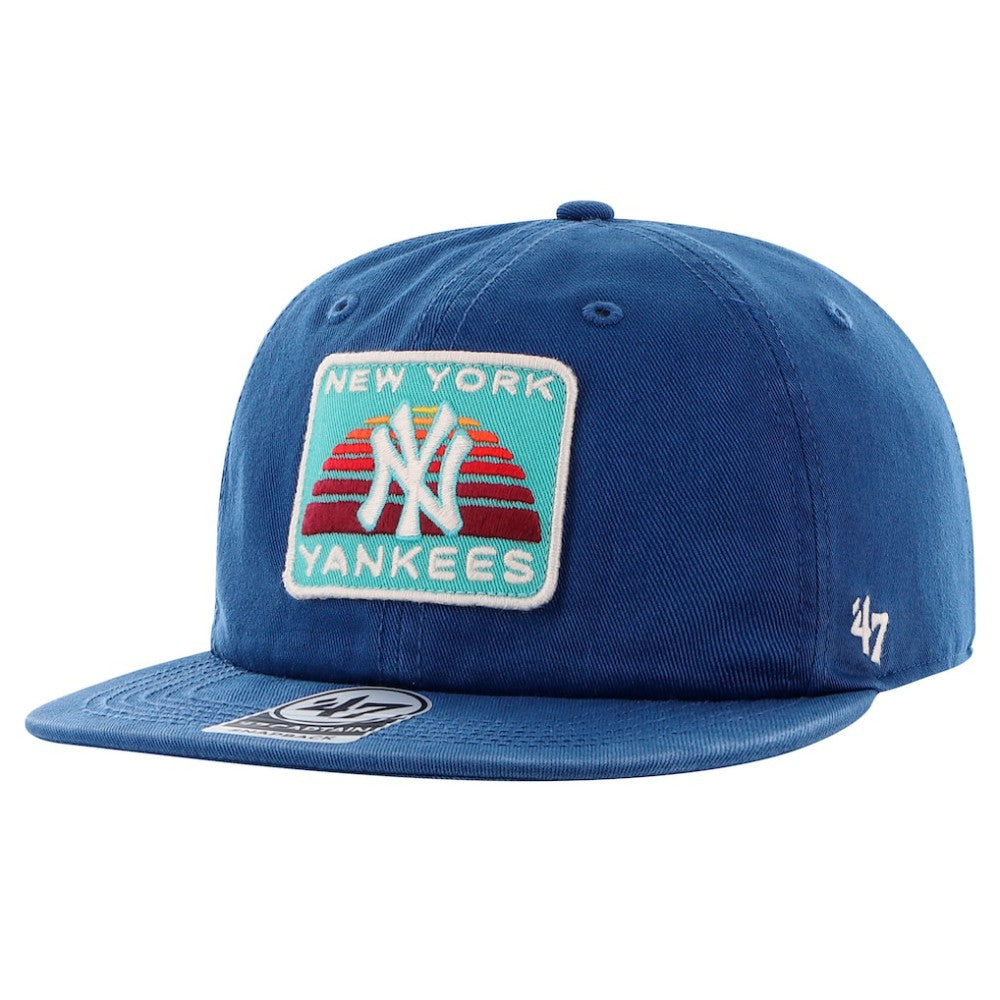 New York Yankees '47 Cypress Captain Snapback Hat - Navy - 47 brand Discount