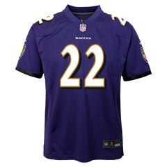 Nike Derrick Henry Baltimore Ravens Youth Game Jersey Purple