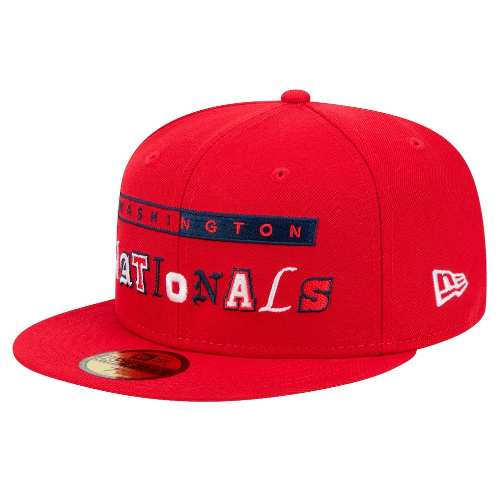 Washington Nationals New Era Ransom 59FIFTY Fitted Hat - Red - New Era Lifestyle