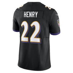 Nike Derrick Henry Baltimore Ravens Vapor F.U.S.E. Limited Jersey Black