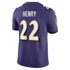 Nike Derrick Henry Baltimore Ravens Vapor F.U.S.E. Limited Jersey Purple