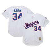 Nolan Ryan Texas Rangers Mitchell & Ness 1993 Cooperstown Collection Authentic Jersey - White - Mitchell & Ness Lifestyle