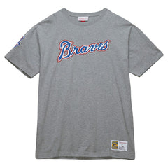 Hank Aaron Atlanta Braves Mitchell & Ness Cooperstown Collection Legends T-Shirt - Heather Gray - Mitchell & Ness Online