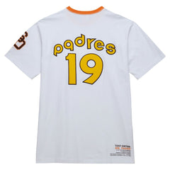 San Diego Padres Mitchell & Ness Cooperstown Collection Player Legends Ringer T-Shirt - White - Mitchell & Ness Lifestyle