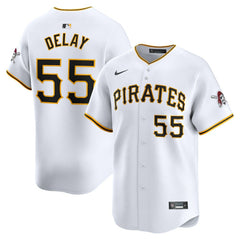 Jason Delay Pittsburgh Pirates Nike Home Limited Player Jersey - White - Nike on Sale