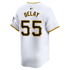 Jason Delay Pittsburgh Pirates Nike Home Limited Player Jersey - White - Nike on Sale
