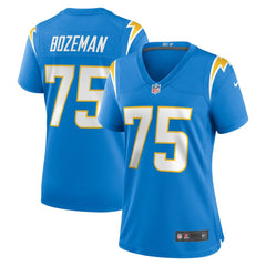 Nike Bradley Bozeman Los Angeles Chargers Women's Game Jersey Powder Blue