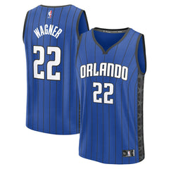 Franz Wagner Orlando Magic Fast Break Replica Player Jersey Statement Edition Blue | Fanatics Near Me