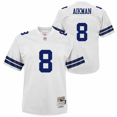 Mitchell & Ness Troy Aikman Dallas Cowboys Youth 1992 Legacy Jersey White