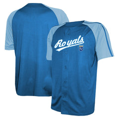 Kansas City Royals Stitches Team Raglan Jersey - Royal - MLB on Sale