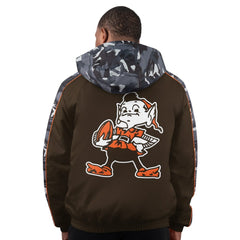Cleveland Browns Starter Thursday Night Gridiron Full-Zip Hoodie Jacket Brown