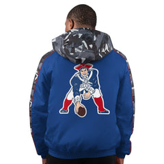 New England Patriots Starter Thursday Night Gridiron Full-Zip Hoodie Jacket Navy