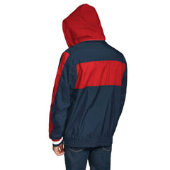 New England Patriots Tommy Hilfiger Gael Lightweight Half-Zip Hoodie Jacket Navy