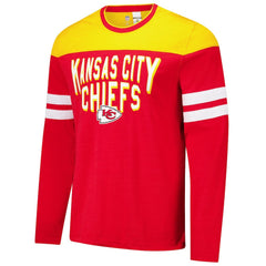 Kansas City Chiefs G-III Sports by Carl Banks Adaptive Hail Mary Long Sleeve T-Shirt Red/Gold