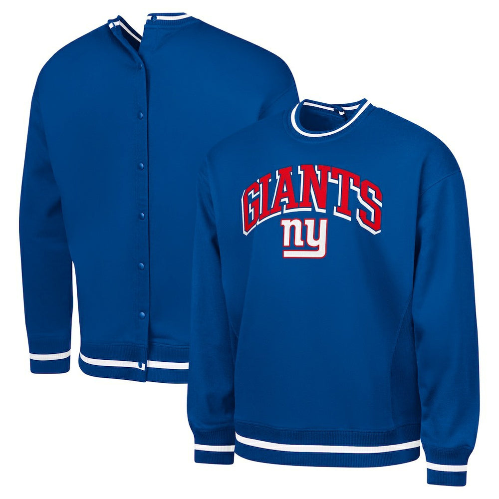 New York Giants G-III Sports by Carl Banks Adaptive Blocker Fleece Pullover Sweatshirt Royal