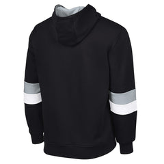 Las Vegas Raiders G-III Sports by Carl Banks Adaptive Faceoff Pullover Hoodie Black/Silver