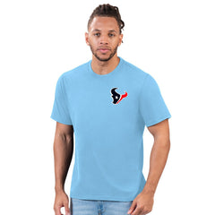 Houston Texans Margaritaville Flip Flop T-Shirt Light Blue