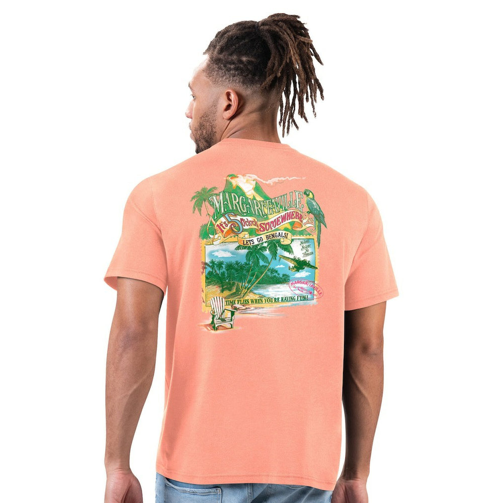 Cincinnati Bengals Margaritaville Time Flies T-Shirt Orange