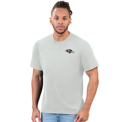 Baltimore Ravens Margaritaville Time Flies T-Shirt Gray
