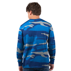 Seattle Seahawks Starter Thursday Night Gridiron Vintage Logo Long Sleeve T-Shirt Royal/Gray