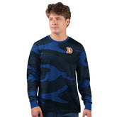 Denver Broncos Starter Thursday Night Gridiron Vintage Logo Long Sleeve T-Shirt Navy/Royal