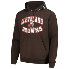 Cleveland Browns Starter Thursday Night Gridiron Vintage Logo Pullover Hoodie Brown