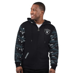 Las Vegas Raiders Starter Thursday Night Gridiron Full-Zip Hoodie Black