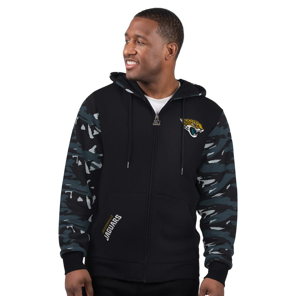 Jacksonville Jaguars Starter Thursday Night Gridiron Full-Zip Hoodie Black