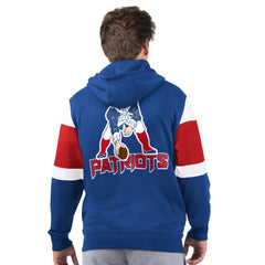 New England Patriots Starter Extreme Vintage Logo Full-Zip Hoodie Navy