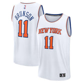 Jalen Brunson New York Knicks Fast Break Replica Player Jersey Association Edition White | Fanatics US