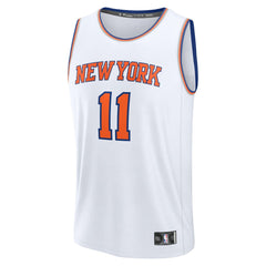 Jalen Brunson New York Knicks Fast Break Replica Player Jersey Association Edition White | Fanatics US