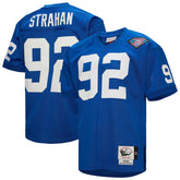 Mitchell & Ness Michael Strahan New York Giants 1994 Authentic Throwback Retired Player Jersey Royal